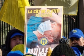Румъния - здравни служители - протести