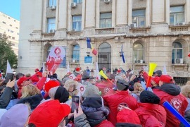 Румъния - здравни служители - протести