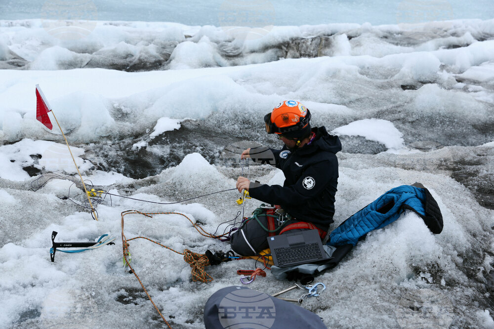 Scientists study glacier crevasses, test water samples for microplastics in Antarctica