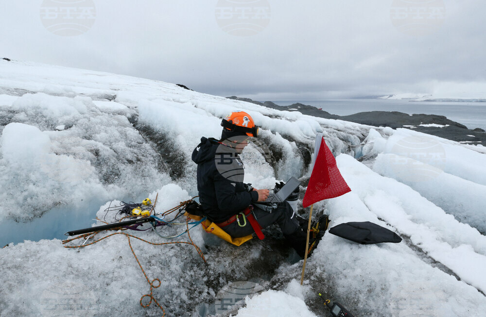 Scientists study glacier crevasses, test water samples for microplastics in Antarctica