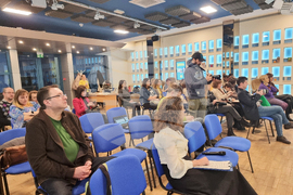 Зала "МаксиМ" - пресконференция - храна