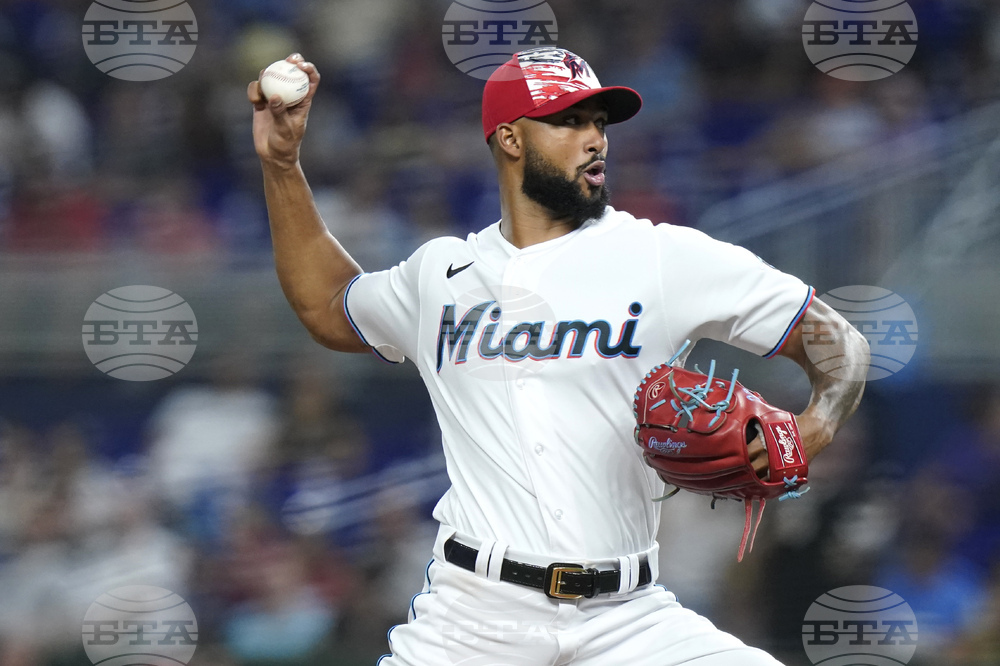 Angels Marlins Baseball