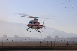 Летище "Враждебна" - хеликоптер - посрещане