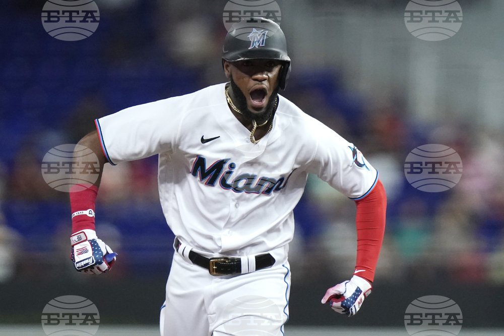 Angels Marlins Baseball