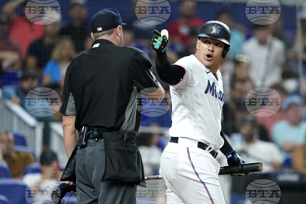 Angels Marlins Baseball