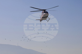 Летище "Враждебна" - хеликоптер - посрещане