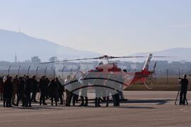 Летище "Враждебна" - хеликоптер - посрещане