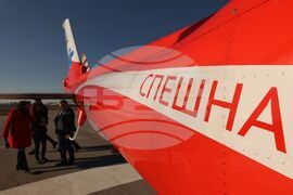 Летище "Враждебна" - хеликоптер - посрещане