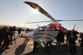 Летище "Враждебна" - хеликоптер - посрещане