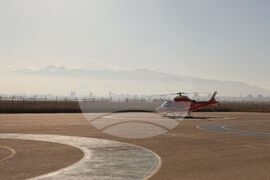 Летище "Враждебна" - хеликоптер - посрещане