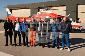 Летище "Враждебна" - хеликоптер - посрещане