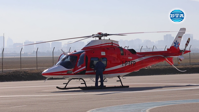 Първият хеликоптер от системата за въздушна помощ HEMS вече е в България