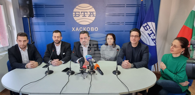 Национален пресклуб на БТА-Хасково - партии и коалиции - пресконференция