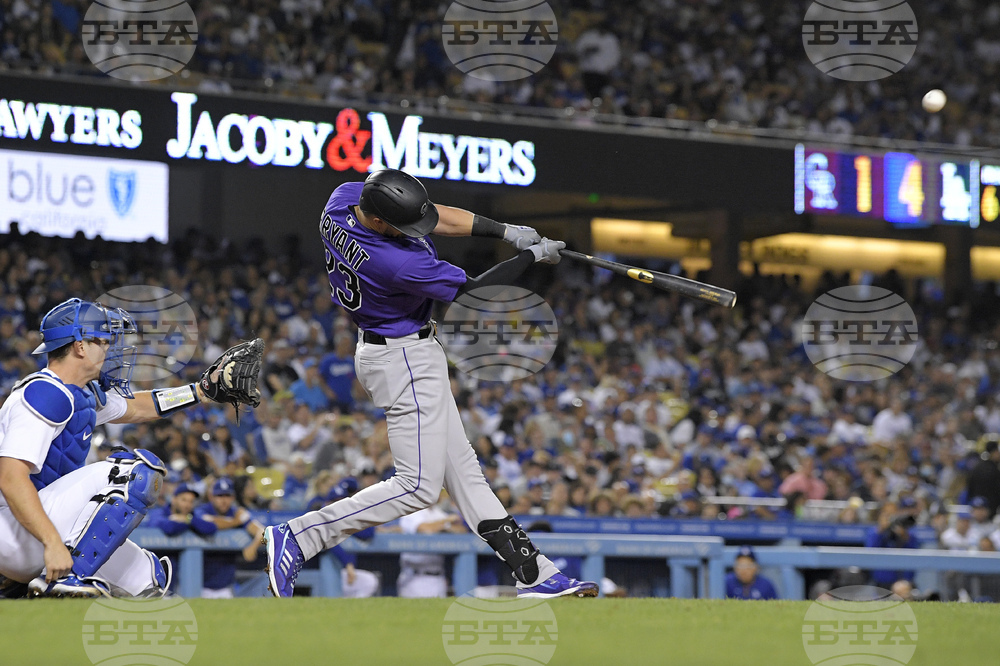 Rockies Dodgers Baseball