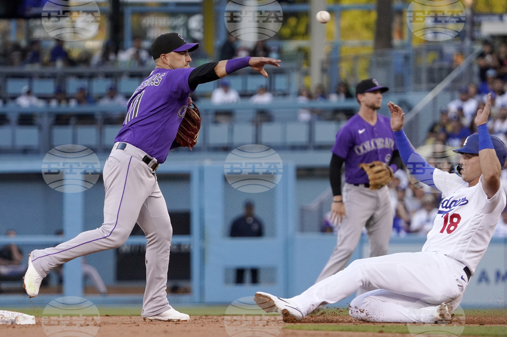Rockies Dodgers Baseball