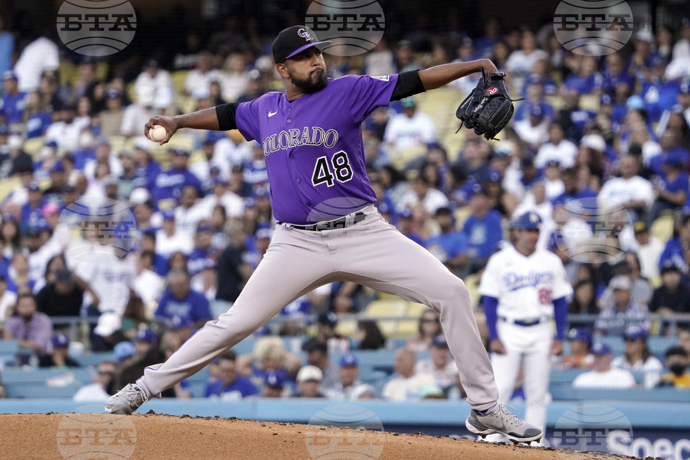 Rockies Dodgers Baseball