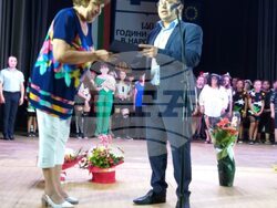 Любен Иванов - областен управител на област Видин присъства на празничния концерт по повод 140-годишнината от създаването на Народно читалище "Просвета - 1882" - гр. Кула.