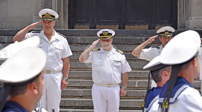 Варна - ВМС - посрещане - ритуал