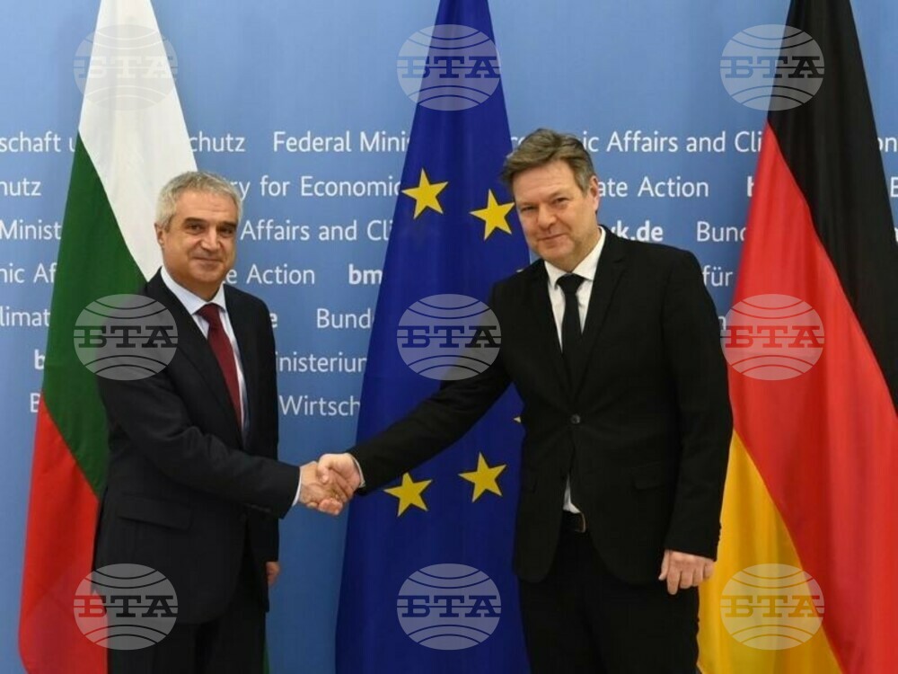 Energy Minister Radev Meets with Germany's Federal Minister for Economic Affairs and Climate Action