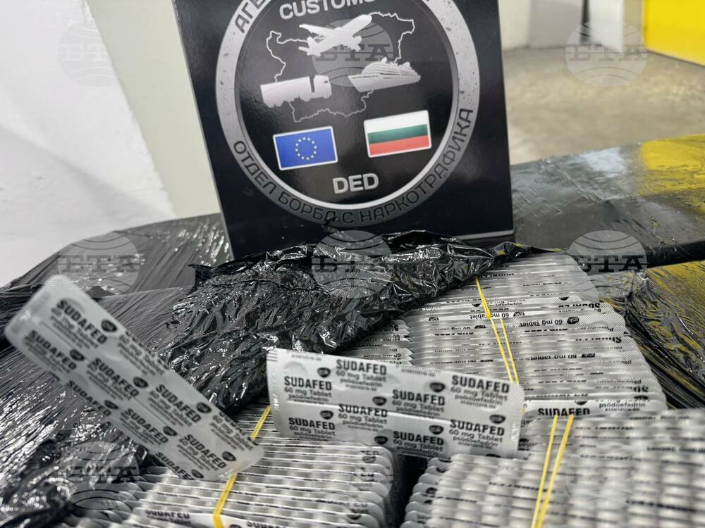 Митничари на "Капитан Андреево" задържаха таблетки, съдържащи прекурсор за наркотици