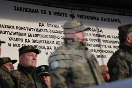 Благоевград - Трето бригадно командване - сдаване и приемане на длъжността командир