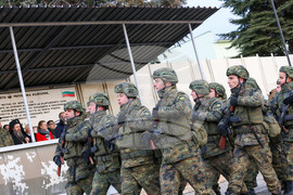 Благоевград - Трето бригадно командване - сдаване и приемане на длъжността командир