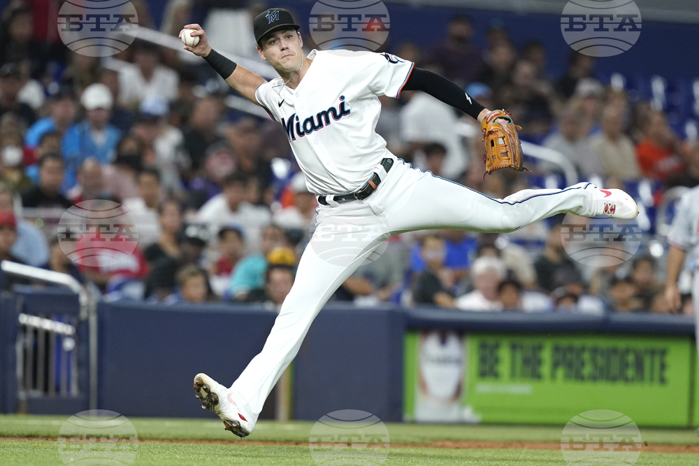 Angels Marlins Baseball