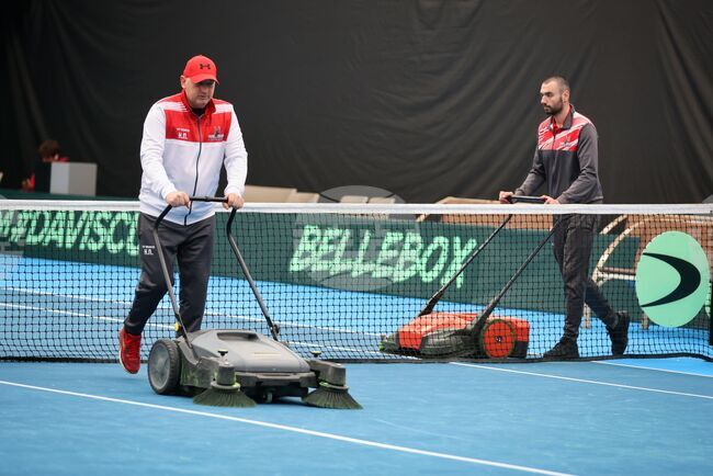 Бургас - Купа "Дейвис" - тенис - подготовка
