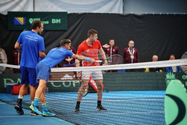 Бургас - Купа "Дейвис" - тенис - двойки