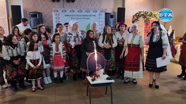 Асоциацията на българското малцинство в Извоареле "Български извори" стана на една година