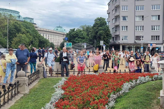 Протест в подкрепа на правителството