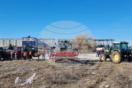 Село Труд - земеделски производители - протест