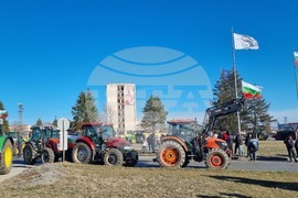 Търговище - земеделци - протест