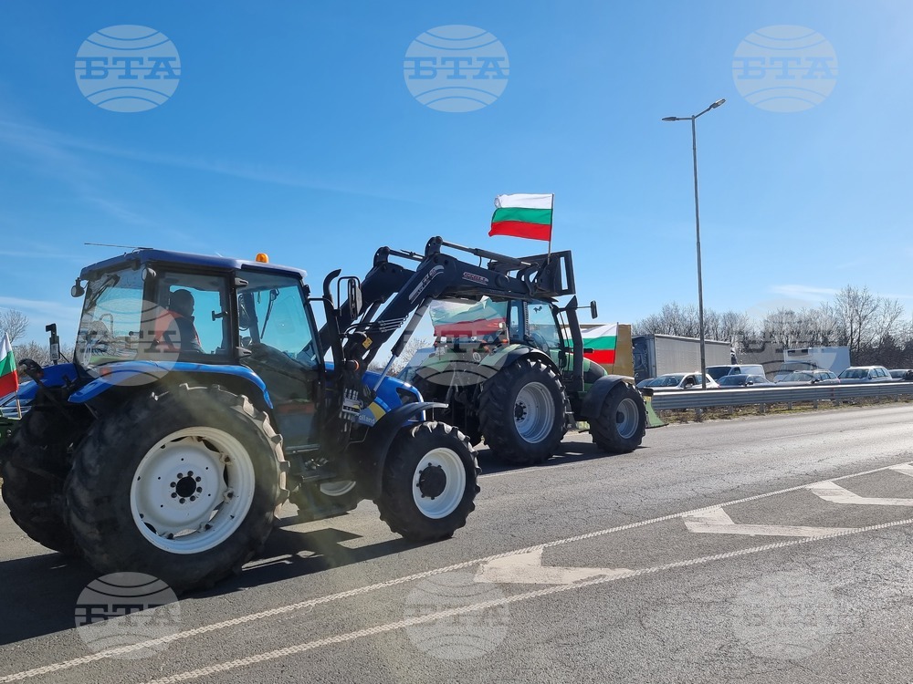 Село Труд - земеделски производители - протест