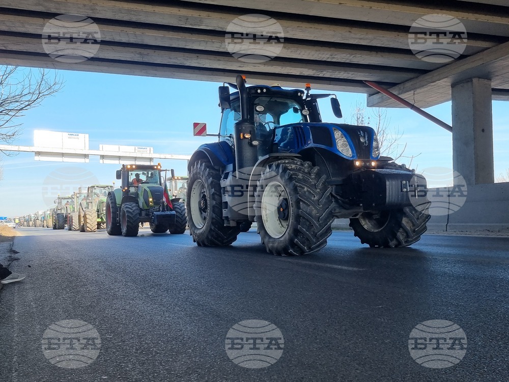 Село Труд - земеделски производители - протест