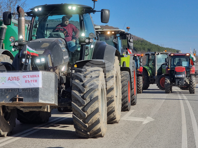 Село Шереметя - протест - земеделски производители