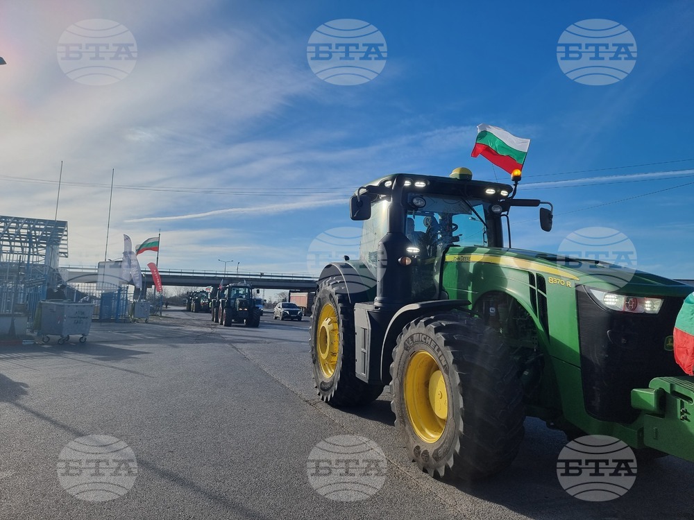 Стара Загора - земеделци - протест