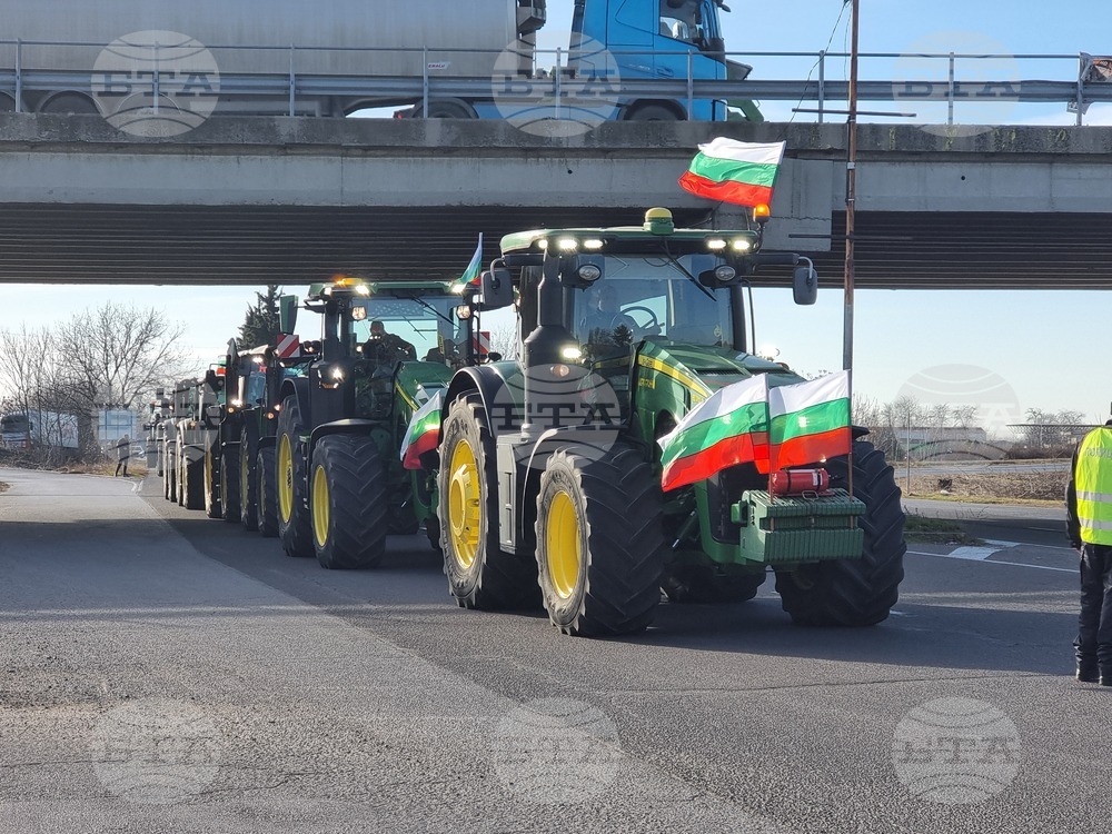 Стара Загора - земеделци - протест