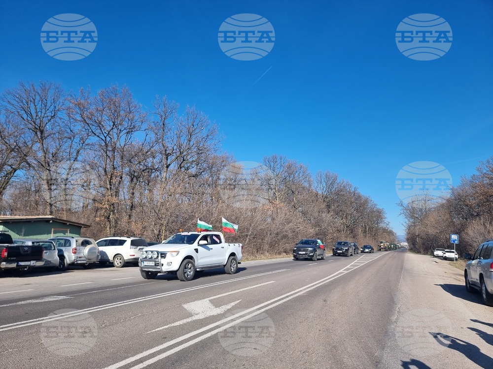 Стара Загора - земеделци - протест