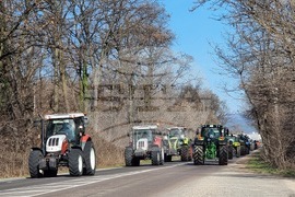 Стара Загора - земеделци - протест
