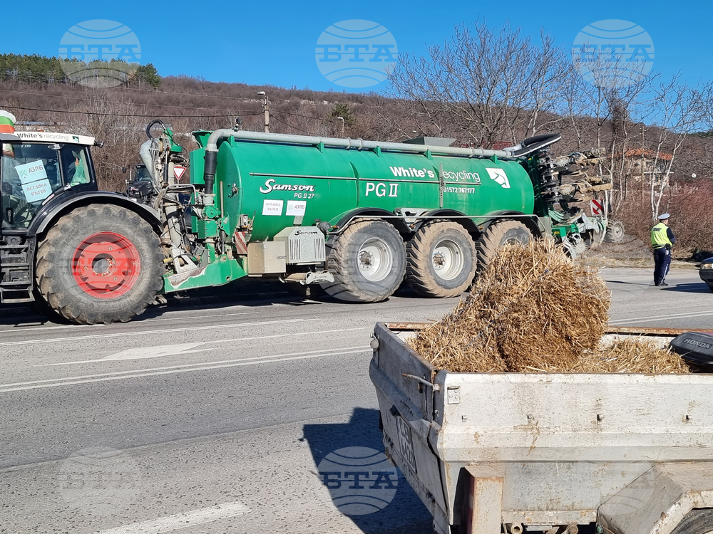 Село Шереметя - протест - земеделски производители