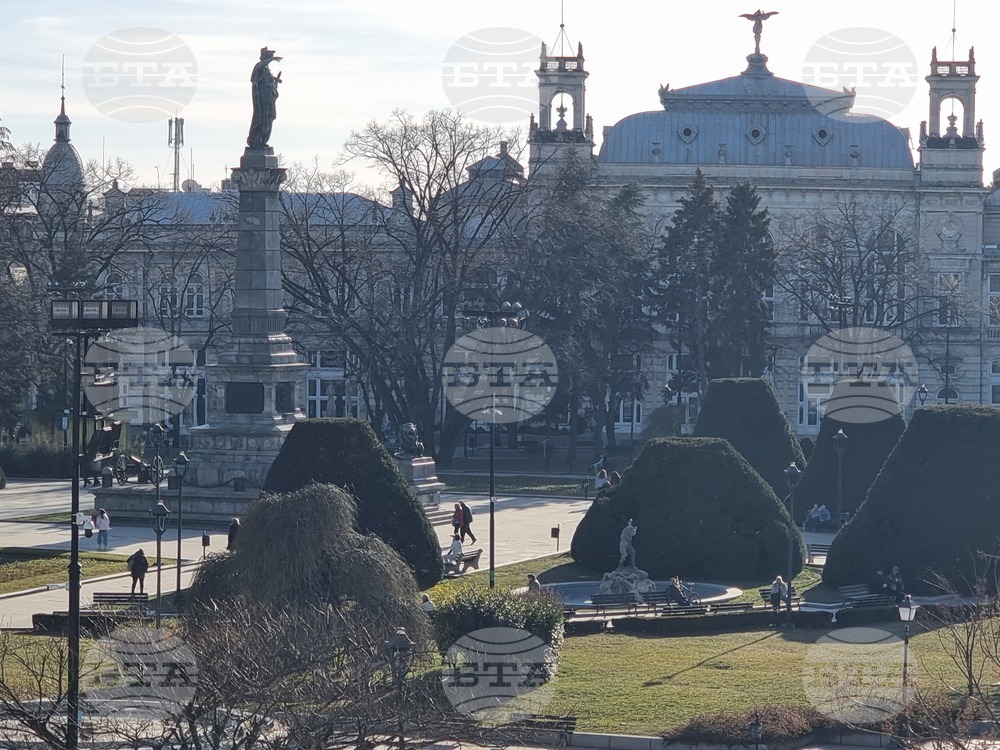 Температурен рекорд от 21,9 градуса е отчетен в Русе