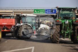 Камено - Българово - магистрала "Тракия" - земеделски производители - протест