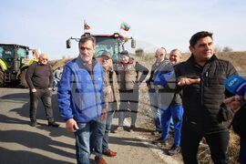 Камено - Българово - магистрала "Тракия" - земеделски производители - протест
