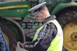 Камено - Българово - магистрала "Тракия" - земеделски производители - протест