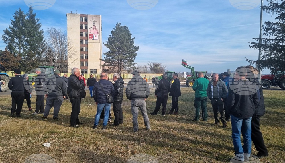 Търговище - зърнопроизводители - протест
