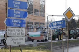 Русе - земеделци - протест