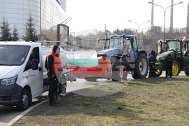 Русе - земеделци - протест