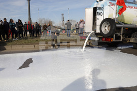 Русе - земеделци - протест