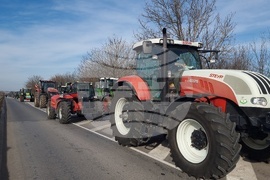 Разград - земеделци - протест